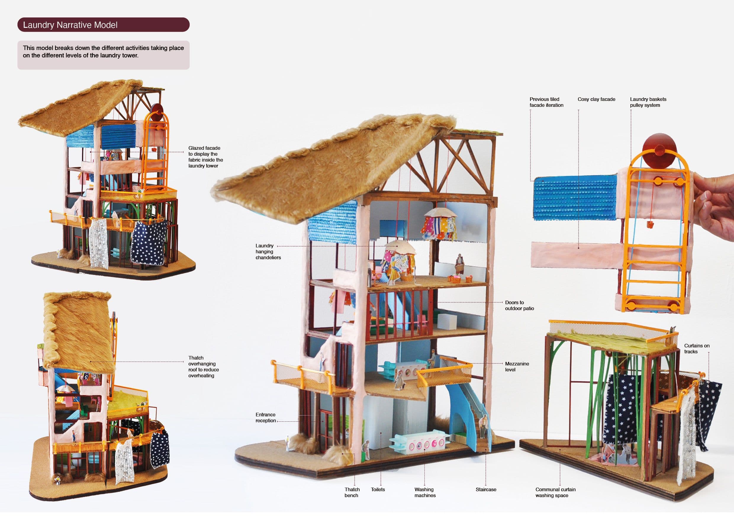 housing estate laundry tower