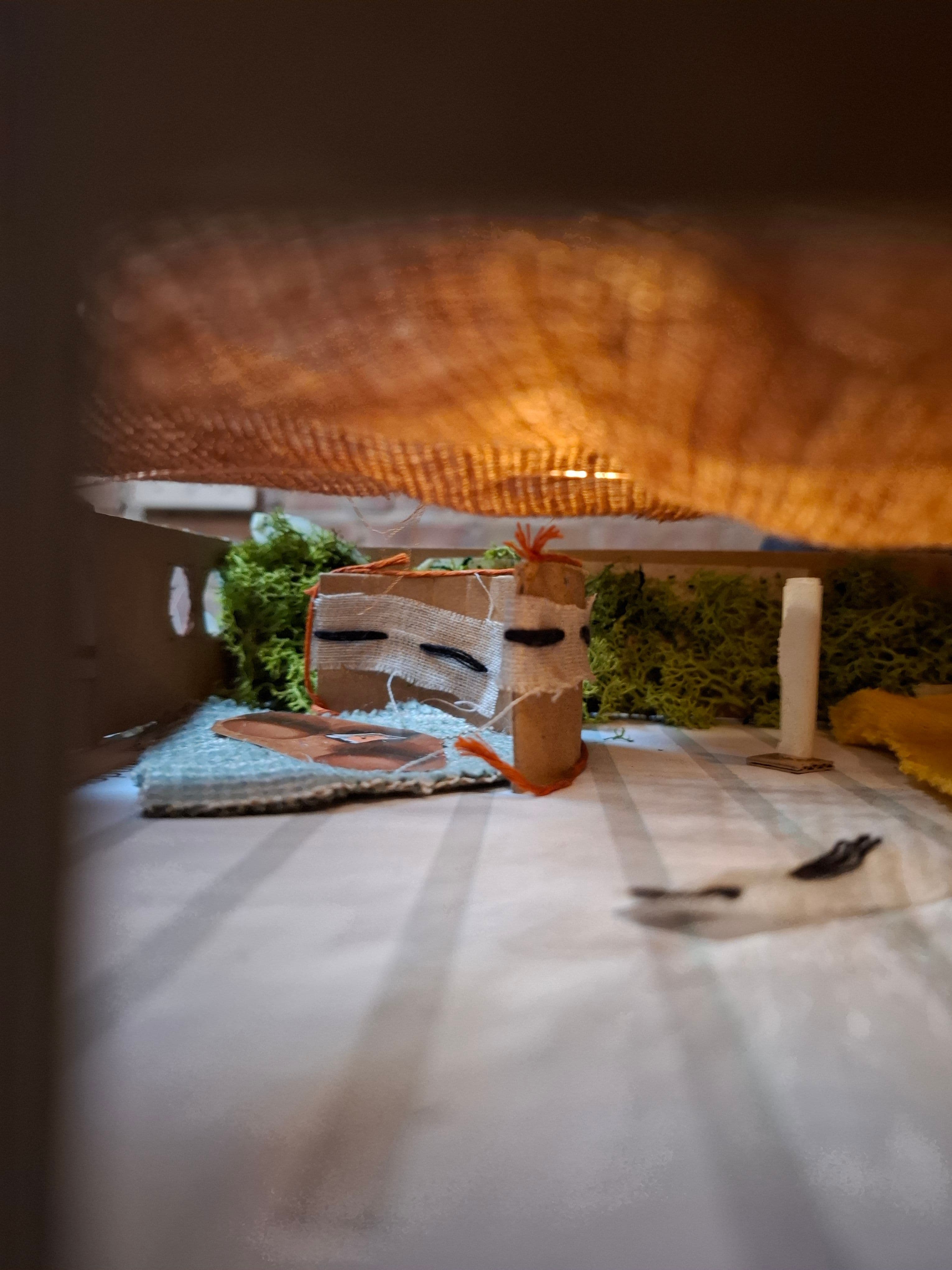 model making - prayer space