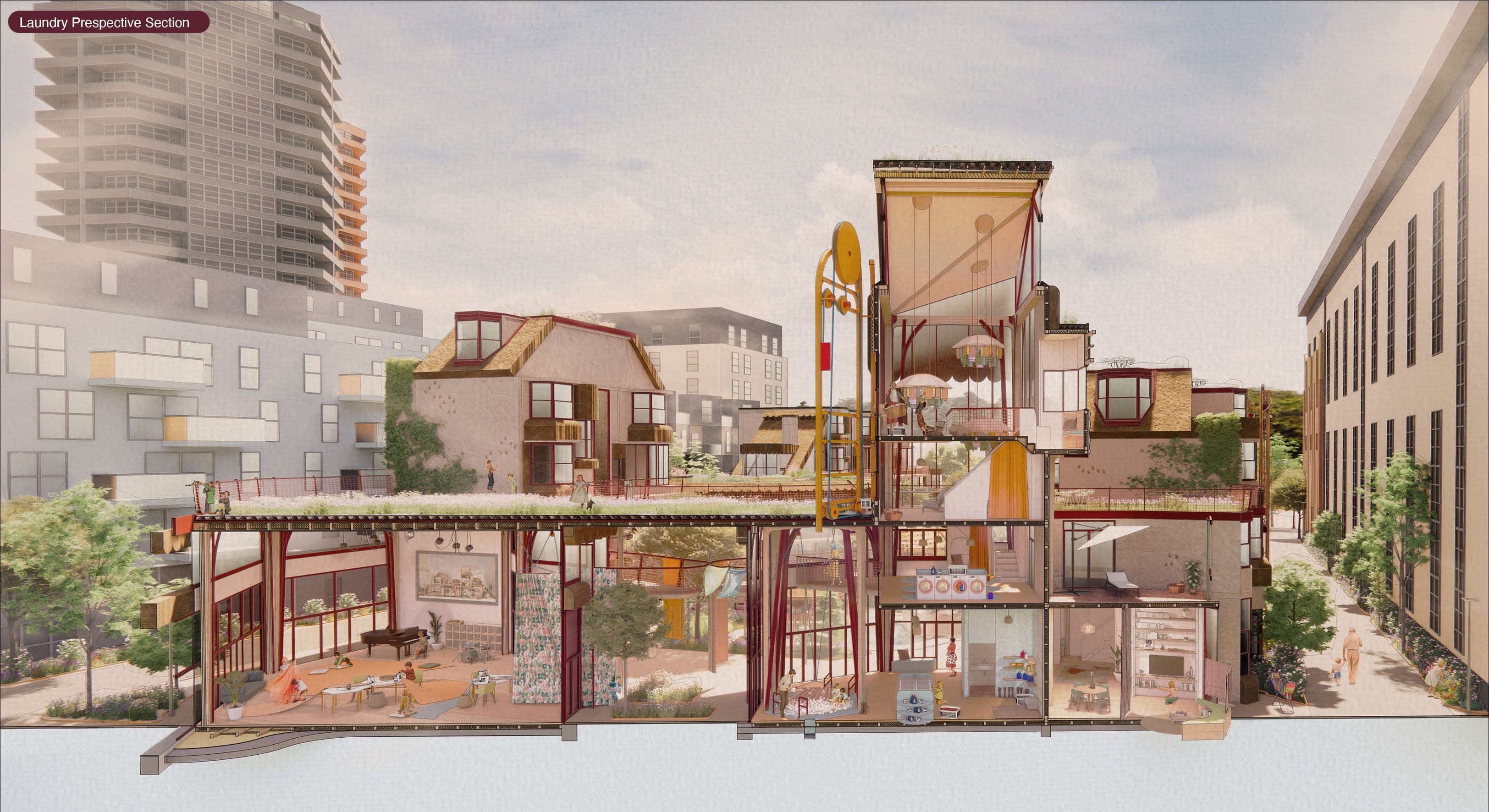 housing estate kitchen